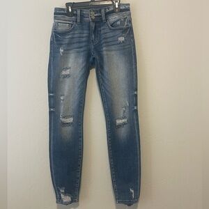 Women’s Distressed Skinny KanCan Jeans - size 25